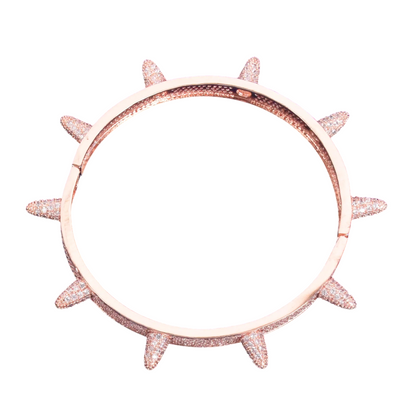 Iced Out Luxury Spikes Rivet Bracelet