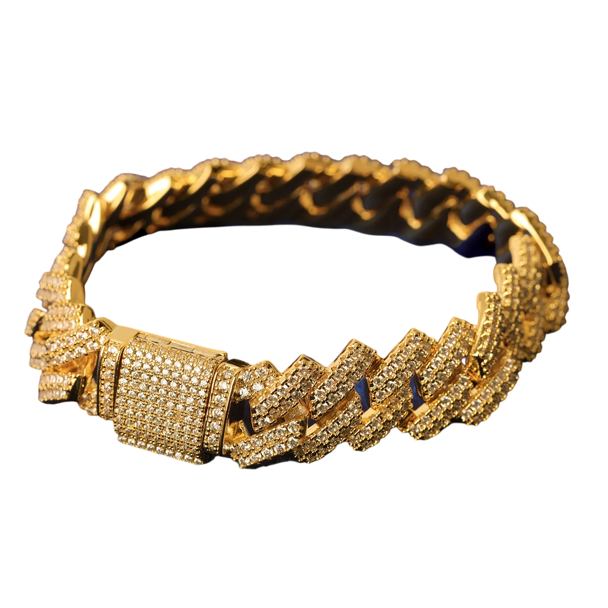 Iced Out Miami Cuban Link Bracelet // 14MM