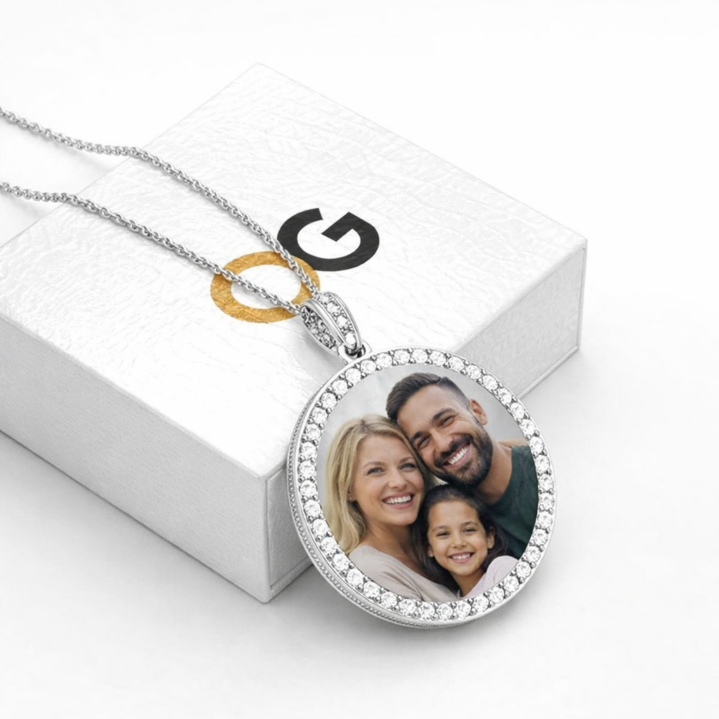 2x2 Inch XL Custom Photo Pendant