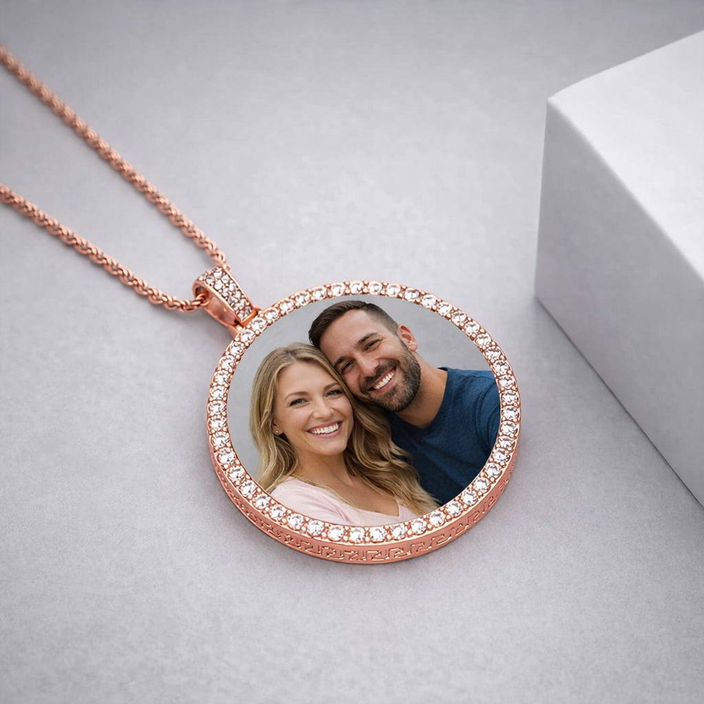 2x2 Inch XL Custom Photo Pendant