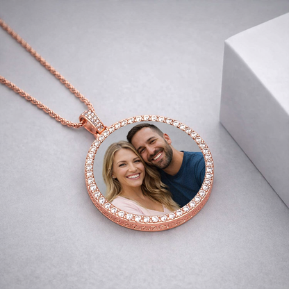 2x2 Inch XL Custom Photo Pendant