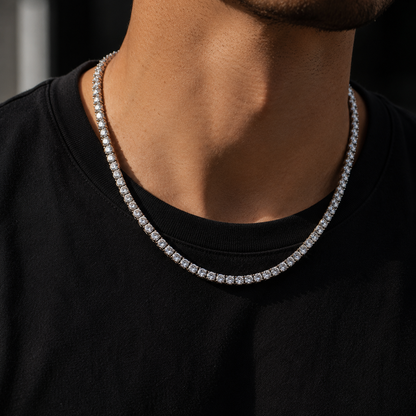 4MM ROUND CUT TENNIS CHAIN