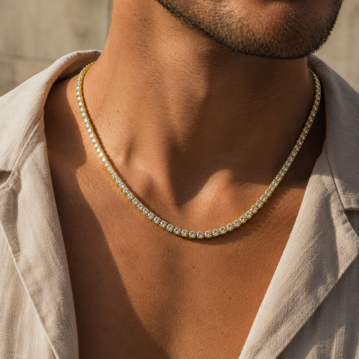 4MM ROUND CUT TENNIS CHAIN