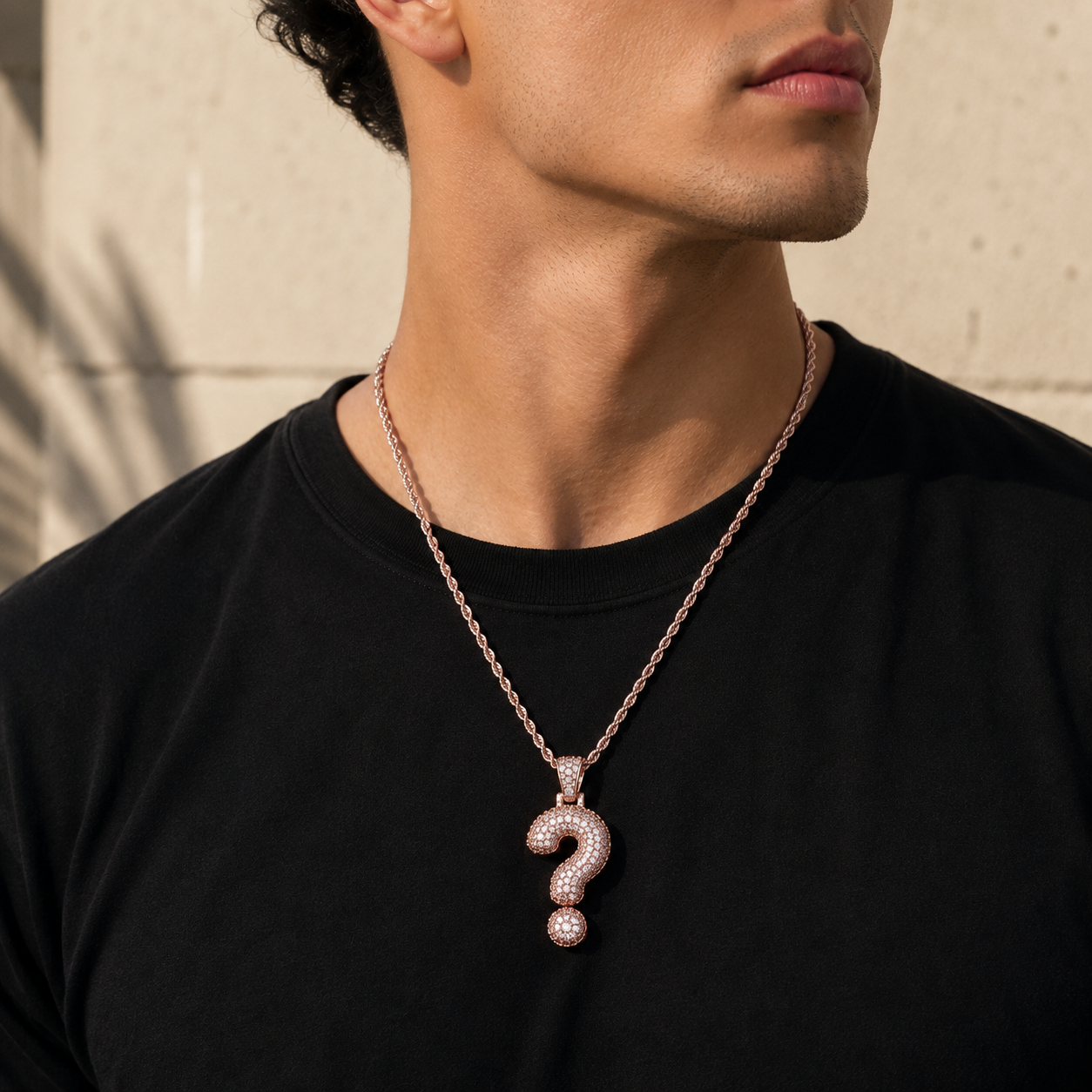 Custom Classic Bubble Letter Symbol Pendant