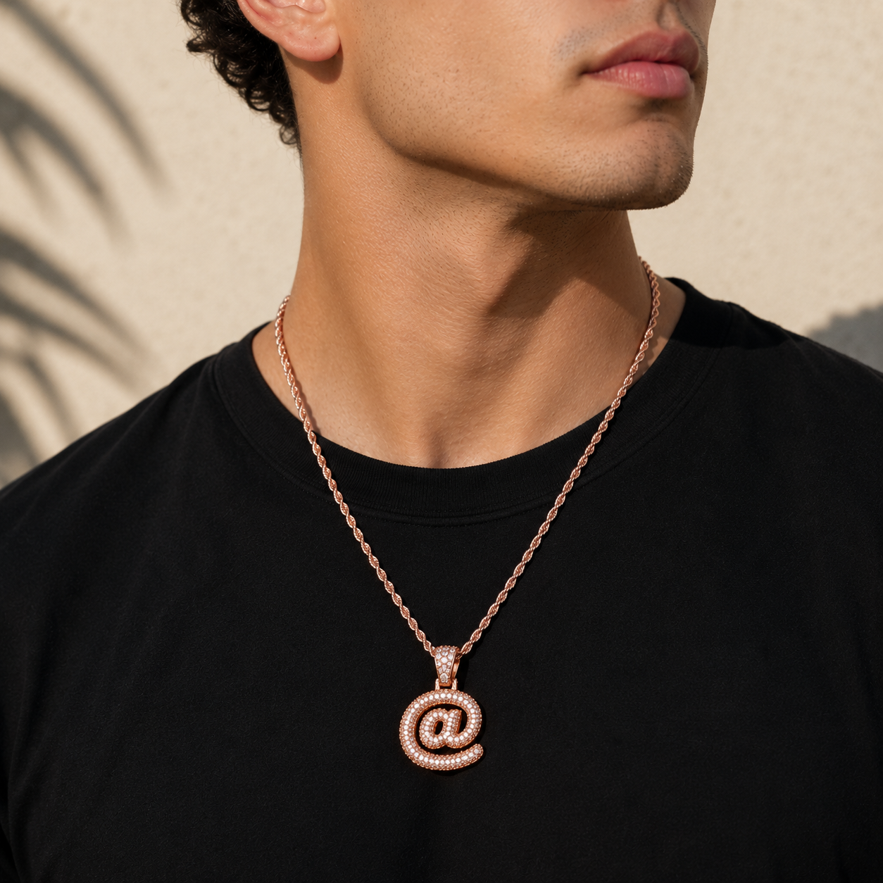 Custom Classic Bubble Letter Symbol Pendant