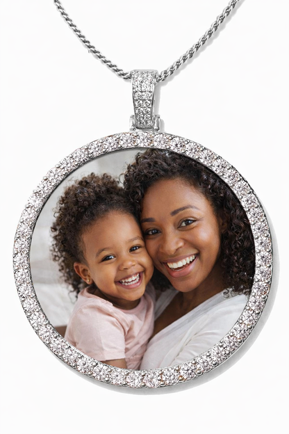 2x2 Inch XL Custom Photo Pendant