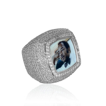 ICED CUSTOM PHOTO RING