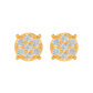 10K GOLD MOISSANITE FLOW EARRINGS