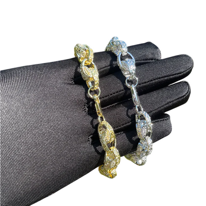 Tulip Elegance 3D Cuban Bracelet // 12MM