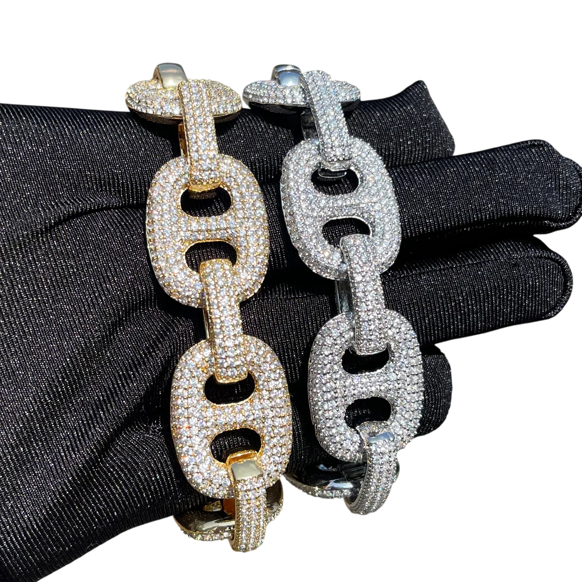 Iced Out Mariner Cuban Link Bracelet