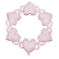 Iced Out Infinity Hearts Cuban Link Bracelet