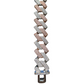 Iced Out Mix Metal Majesty Miami Cuban Link Bracelet
