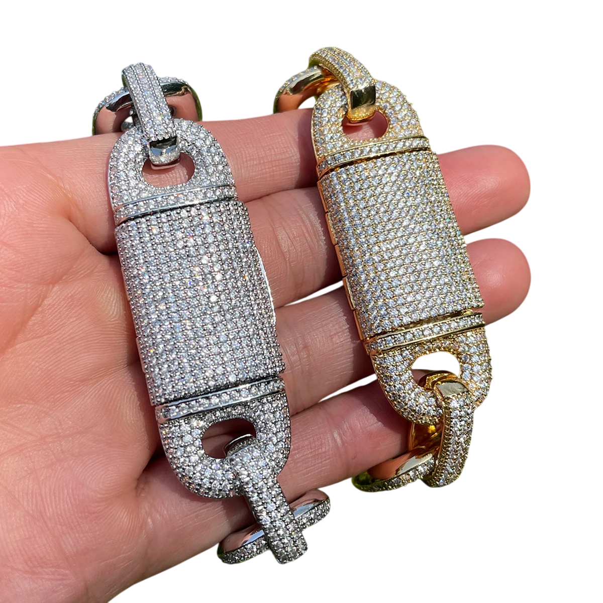 Iced Out Mariner Cuban Link Bracelet