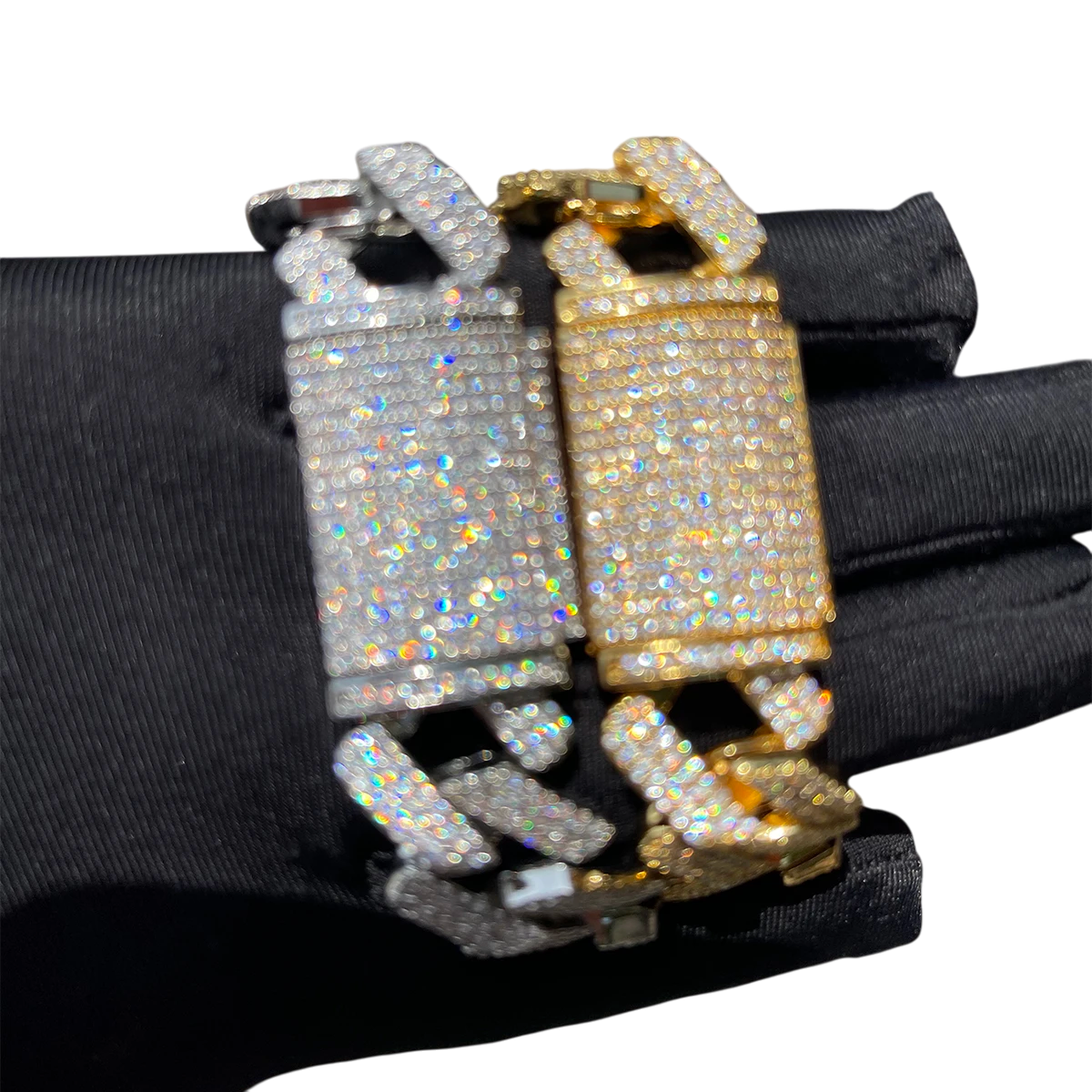 Iced Out Luxury Twisted Cuban Link Bracelet