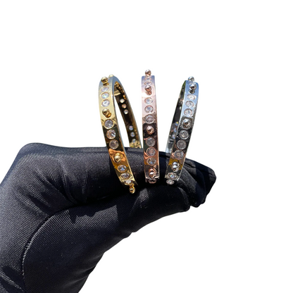 Iced Out Crystal Stacked Bracelet