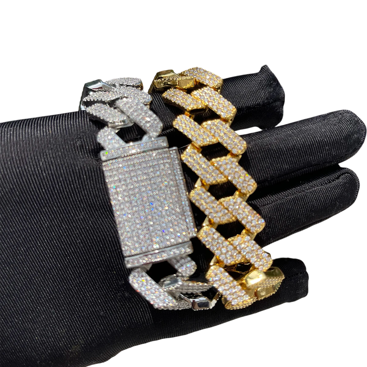 Iced Out Luxury Twisted Cuban Link Bracelet