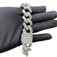 Iced Out Barrel Link Cuban Bracelet