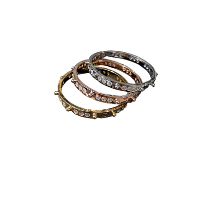 Iced Out Crystal Stacked Bracelet