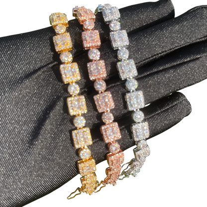 Iced Out Luxury Icon Tennis Bracelet