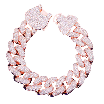 Iced Out Royal Frost Cuban Link Bracelet