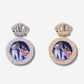 CUSTOM ICED ROYALTY CROWN PHOTO PENDANT