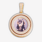 Custom Iced Out Double Outline Photo Pendant