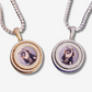 Custom Iced Out Double Outline Photo Pendant