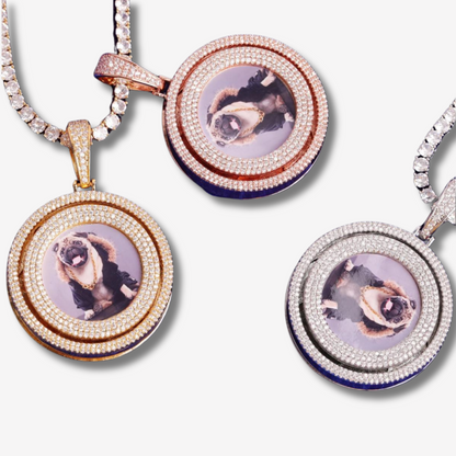 CUSTOM SPINNING PHOTO PENDANT