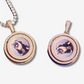 Custom Iced Out Double Outline Photo Pendant