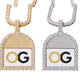Custom Iced Out Round Drip Photo Pendant