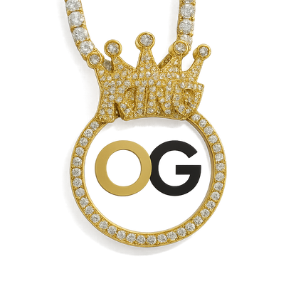 Custom Iced Out Royal Photo Pendant