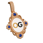 Custom Iced Out Makeup Mirror Photo Pendant