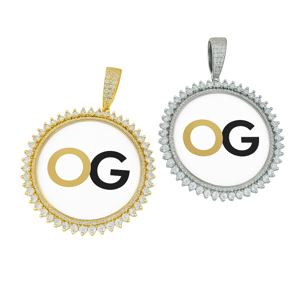 Custom Iced Out Medallion Photo Pendant