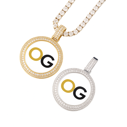 Custom Iced Out Charm Photo Pendant