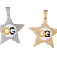 Custom Iced Out Star Photo Pendant