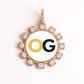 Custom Iced Out Baguette Style Round Photo Pendant