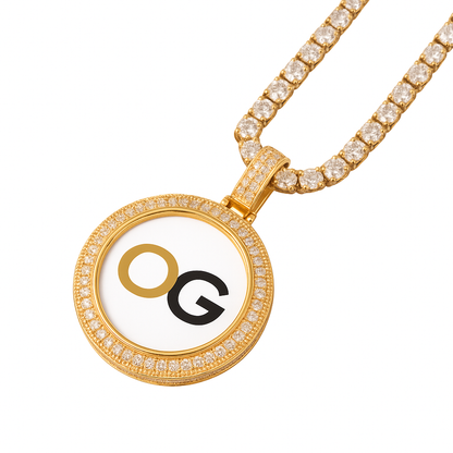 Custom Iced Out Charm Photo Pendant