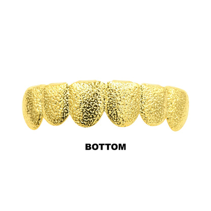 HIP HOP SHINY GRILLS IN YELLOW GOLD