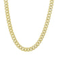 10MM ICED MIAMI CUBAN CHAIN IN YELLOW GOLD