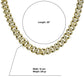ICED OUT CUBAN CHAIN // YELLOW GOLD 12MM