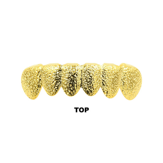 HIP HOP SHINY GRILLS IN YELLOW GOLD