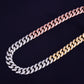 ICED MIAMI CUBAN LINK CHAIN // TRI TONE 12MM