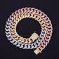 ICED MIAMI CUBAN LINK CHAIN // TRI TONE 12MM