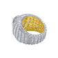 CENTER STONE RING // BAGUETTE YELLOW GOLD