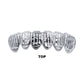 HIP HOP RIGID CUT GRILLS IN WHITE GOLD