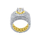 CENTER STONE RING // BAGUETTE YELLOW GOLD