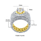 CENTER STONE RING // BAGUETTE YELLOW GOLD