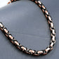 BRYZZY CHAIN // BLACK X ROSE GOLD 7MM