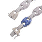 ICED OUT "WHALER" GUCCI LINK CHAIN // MULTICOLOR