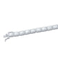 RECTANGULAR BAGUETTE TENNIS BRACELET // WHITE GOLD 6MM